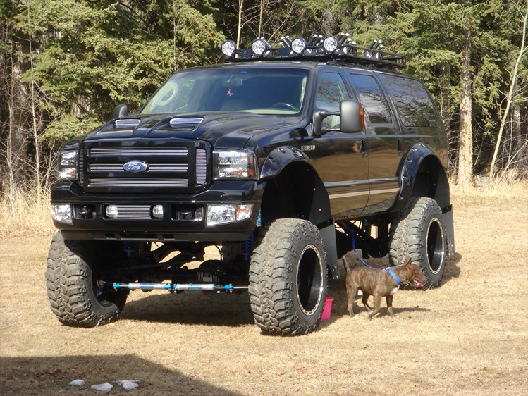 Custom lifted ford excursions #9