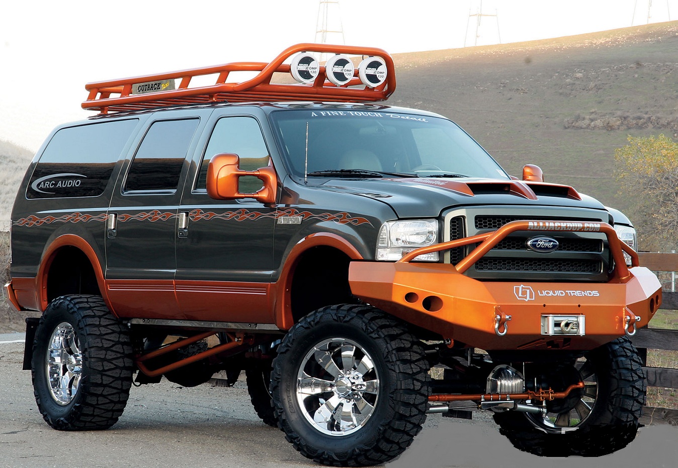 Custom lifted ford excursions #4