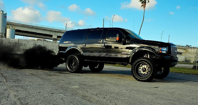 Lifted ford excursions #8